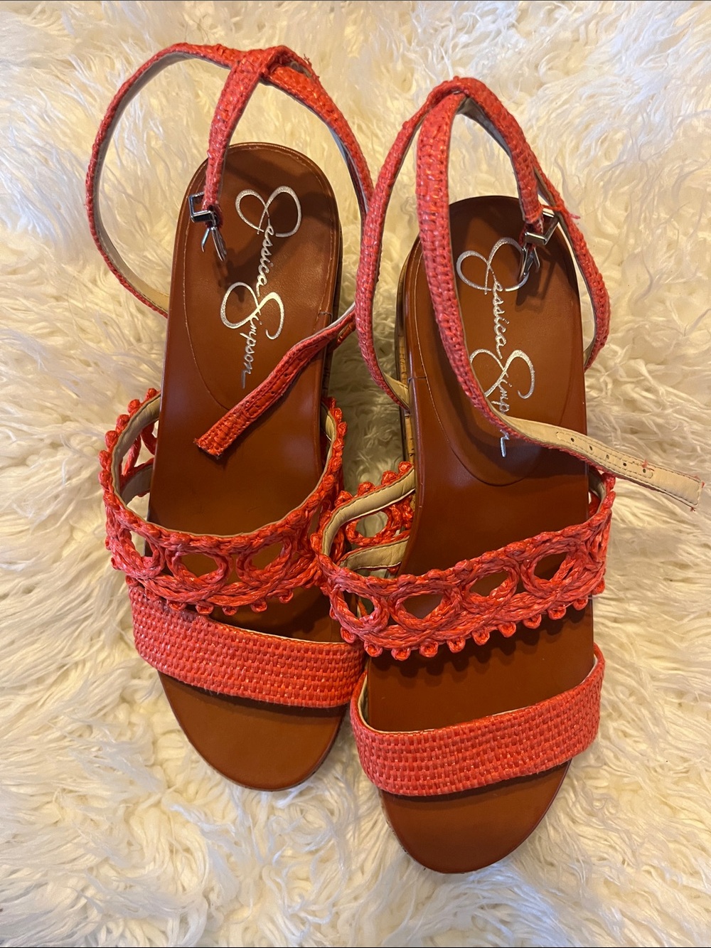 Jessica Simpson Coral Braided & Woven Strap Sandals